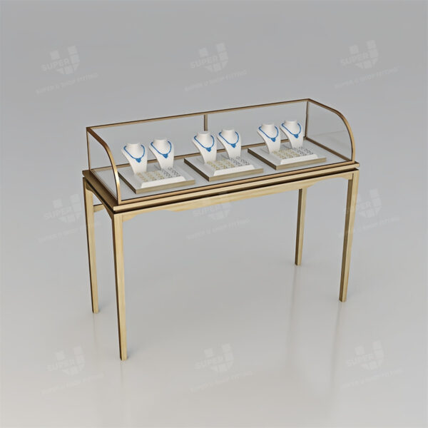 Luxury Glass Jewellery Shop Display Counter Vitrine - Image 2