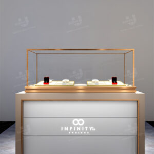 Quarter Vision Wood Jewellery Display Counter