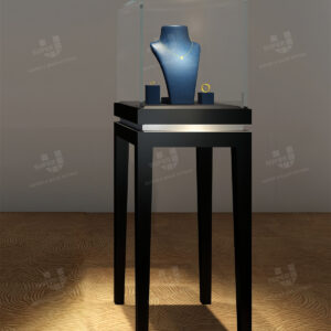 Retail Display Pedestals Jewellery Showcase with Light