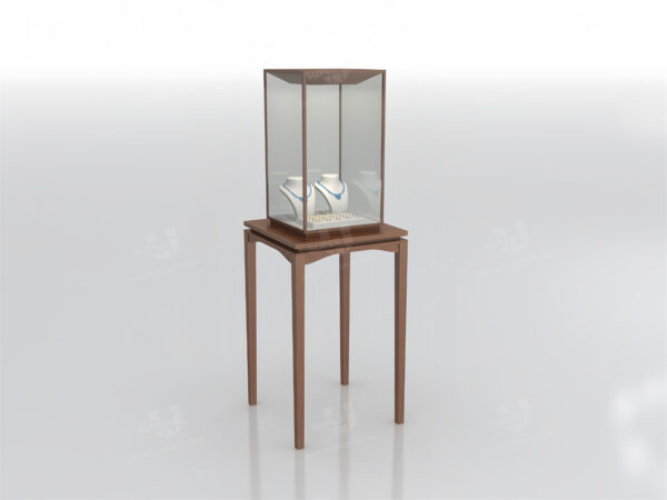 Retail Jewelry Display Case Tower with Lighting - Image 2